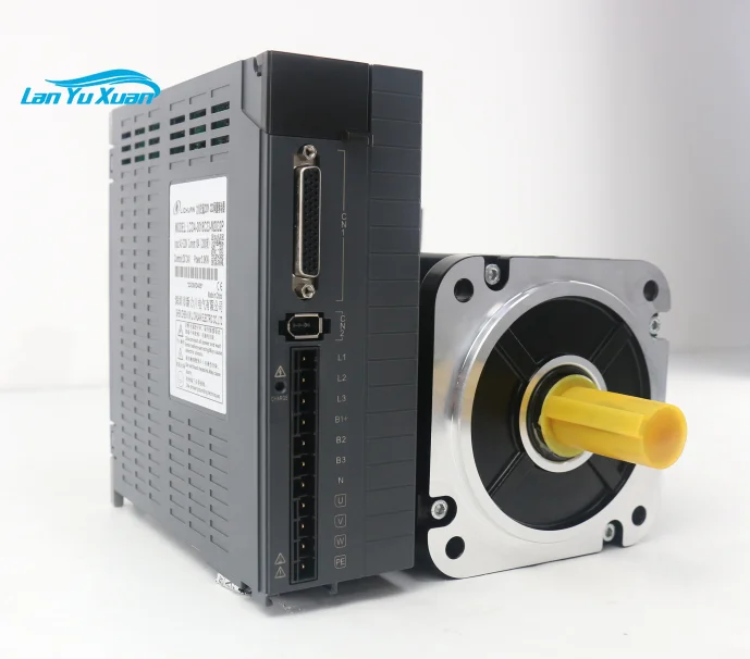 

Lichuan CNC Servo 380V 3.8KW 15Nm 2500RPM 23bit 130mm 3 Phase AC Servo Motor with Driver 130M15025B+M2532P for CNC Machine