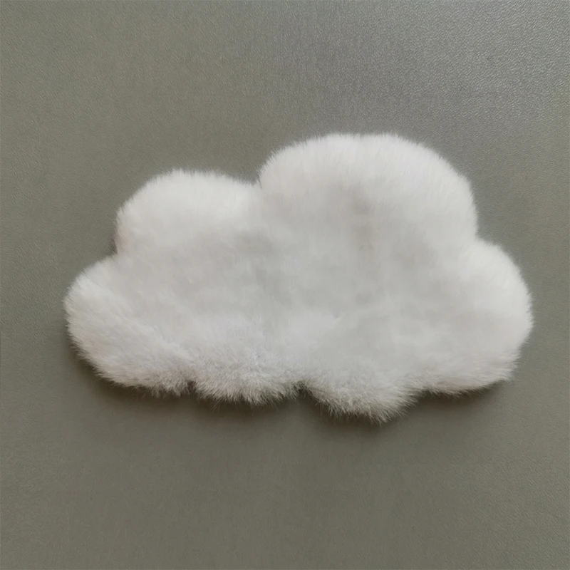 1Pcs Dollhouse Miniature Plush Rug Carpet Mat Dolls House Living Room Furniture Decoration Accessories Kid Toy 5