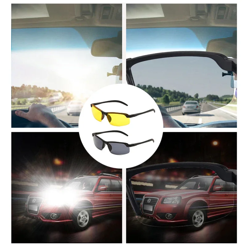 Sunglasses Anti-UV Night Vision Adult Day Night Driving For Men Fashion Polarized