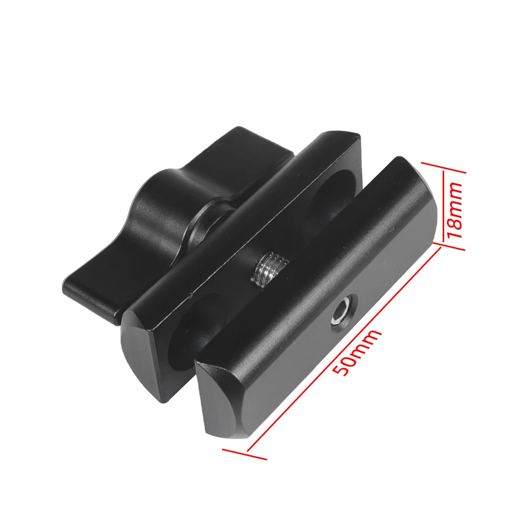 Aluminiumlegierung 17 mm Kugelkopf-Adapterclip für Gopro Hero 11 10 9 8 5 Kamera Auto Auto-Montagehalterung zum Metallrekorder-Sauger – Detail 16