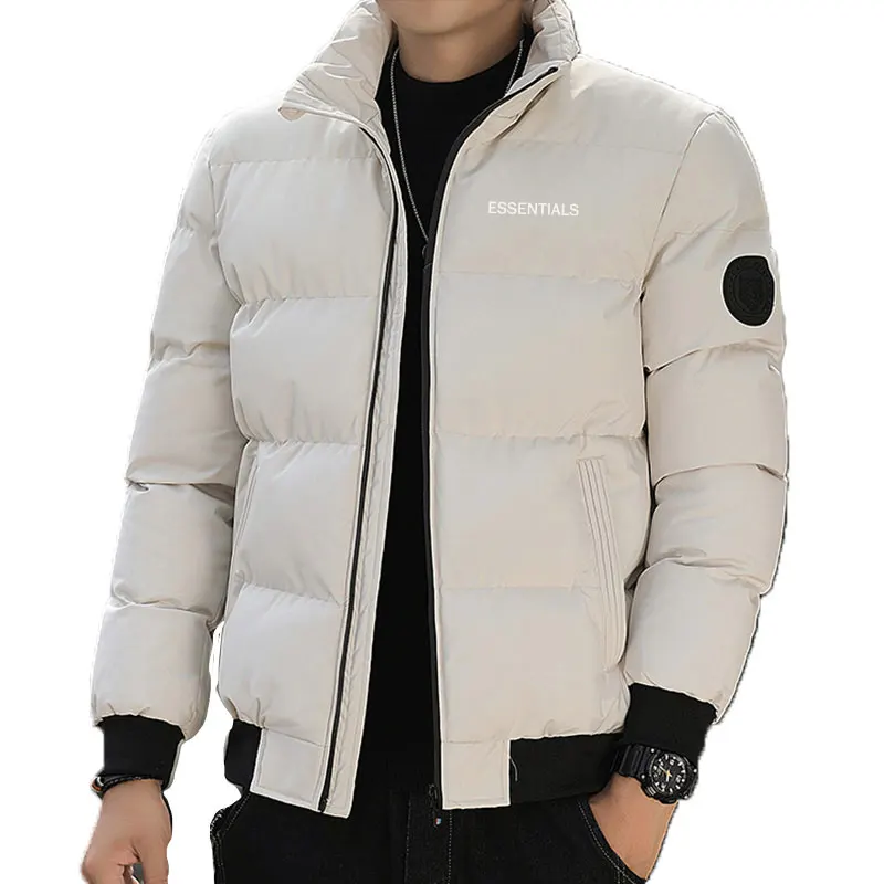 

Double 11 Fashion Huge Benefit Men's Winter Down jacket Solid color down jacket Men's casual loose thick warm down jacket