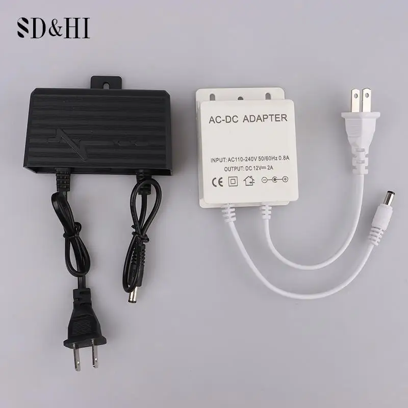 

CCTV Camera Power Supply Adaptor AC/DC 12V 2A 2000ma Outdoor Waterproof US Plug Adapter Charger For CCTV Video Camera