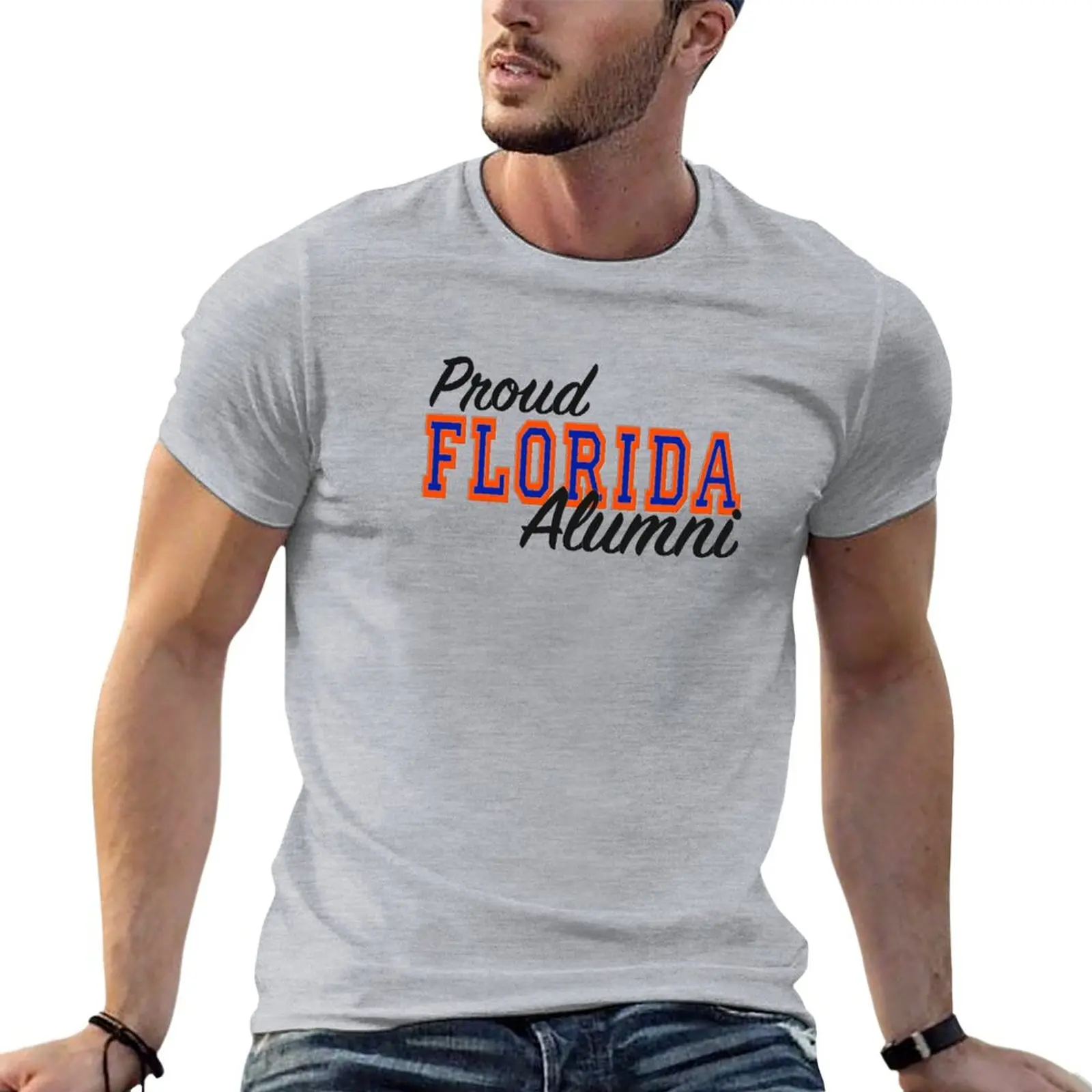 Proud Florida Alumni T-Shirt anime black t shirts men clothes