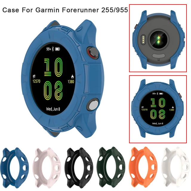 Protective Case Cover For Garmin Forerunner 255 955 Soft TPU Full Protection  Silicone Smartwatch Screen Bumper Frame - AliExpress