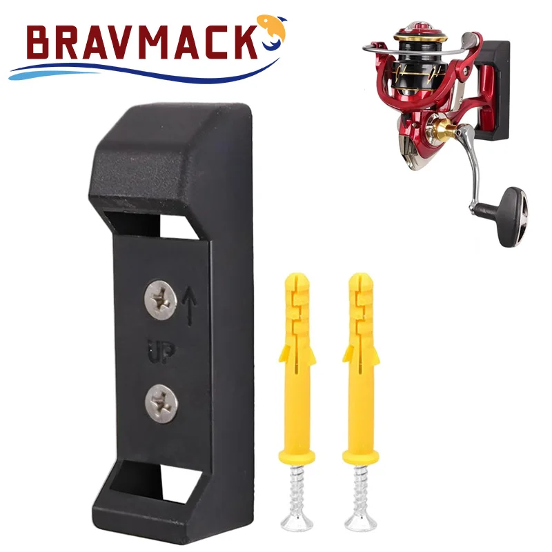 1pcs fishing reel wall hanger fishing reel rack for storage display stand with s