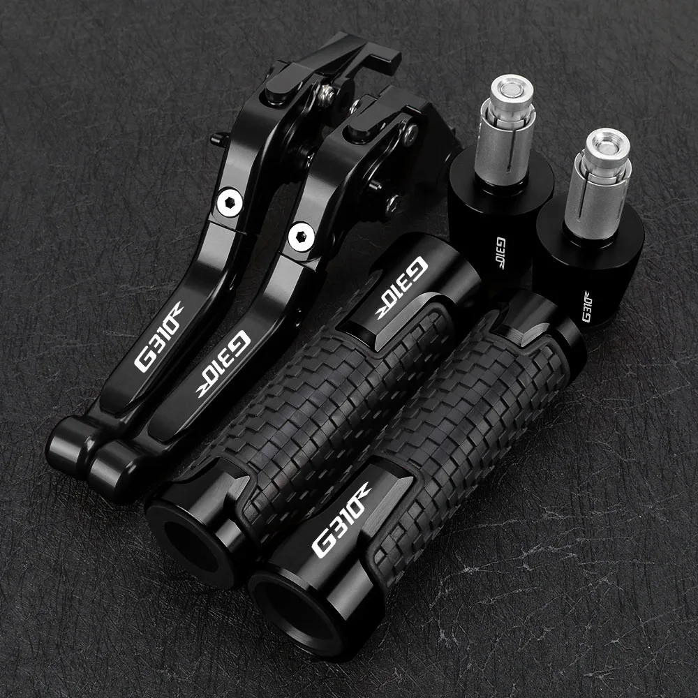 

For BMW G310R G 310 R 2016-2024 2023 2022 Motorcycle Foldable Brake Clutch Levers 22MM 24MM Handlebar Knobs Handle Grips Ends