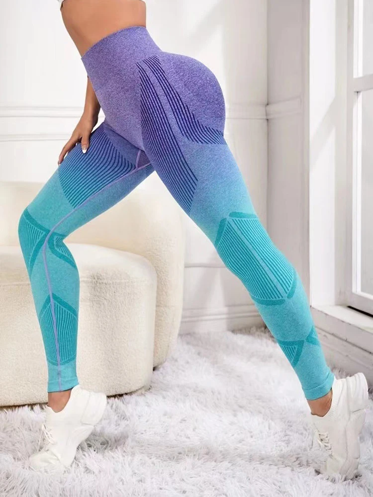 

Women High Waist Legging Booty Tights Exercise Gym Clothing Fitness Yoga Leggins Women Pants Sport Seamless Push Up Leggings