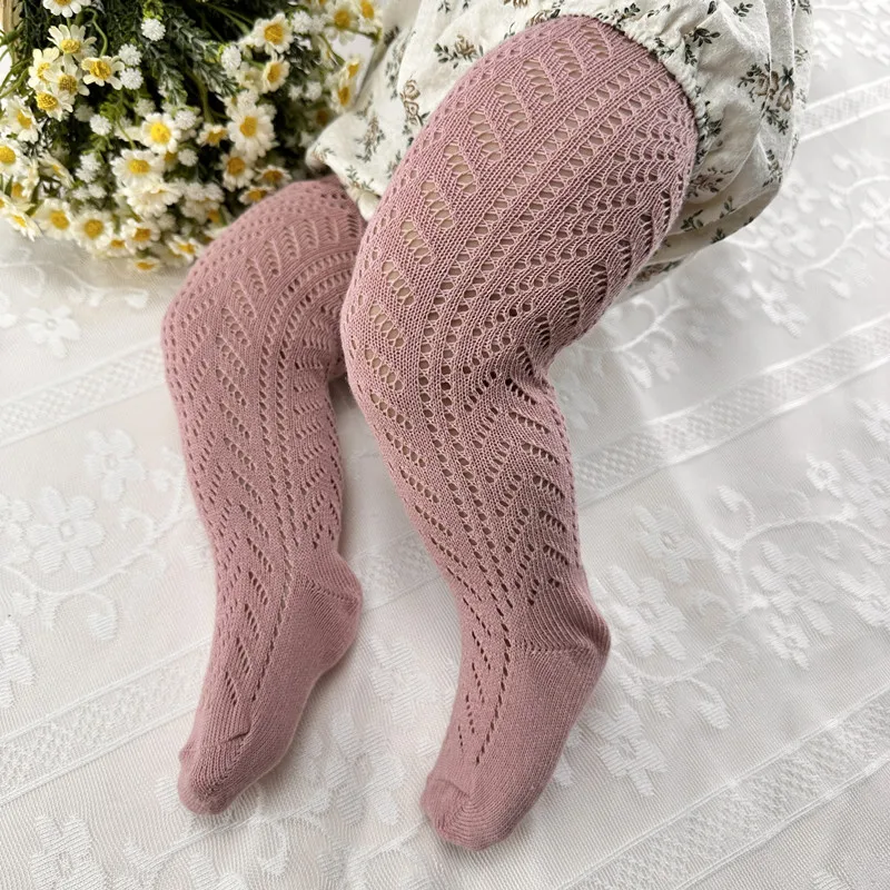 어린이용 할로우 활 스타킹, 메쉬 팬츠, 팬티스타킹, 스페인 스타일, 얇은 발레, 베이비 하의 스타킹, 여름 신상