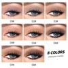 QIBEST Monochrome Eye Shadow Stick Waterproof Lasting Highgloss Nude Matte Liquid Eyeshadow Lying Silkworm Eyes Makeup 8 Colors 2
