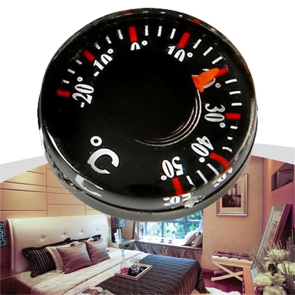 Mini Circular Thermometer Plastic Scale Measurement Dial Thermometer 20mm Waterproof High Accuracy Thermometer Home