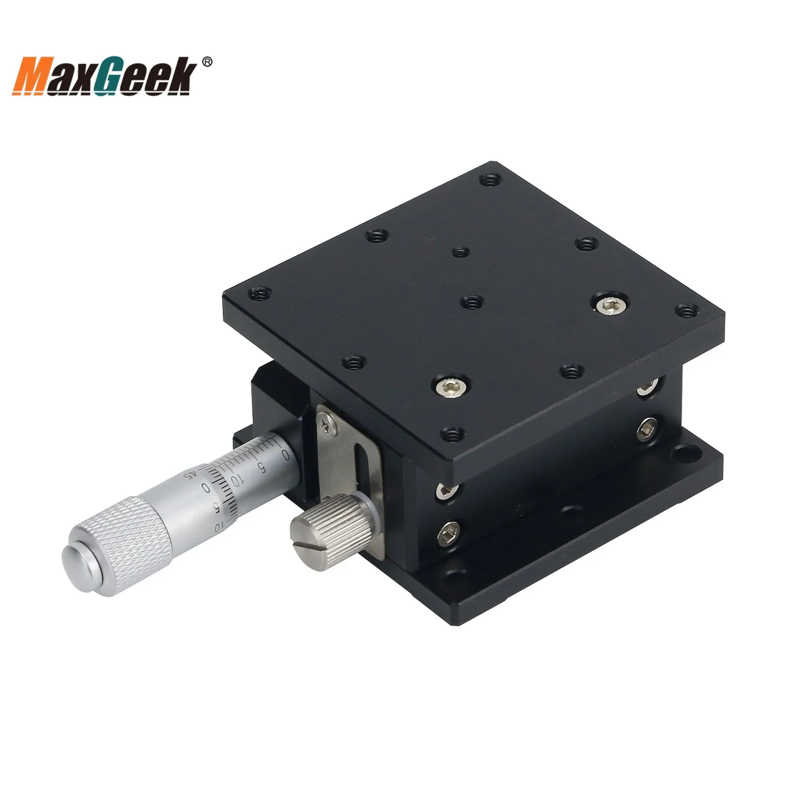 

Maxgeek LZ40 40x40MM/1.6x1.6" Z Axis Sliding Stage Manual Sliding Table Fine-Tuned Optical Lifting Platform