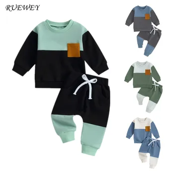 Baby Boy Contrast Pant Set 1