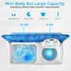 Portable Washing Machine, 2 in 1 Washer and Spinner Combo, 26lbs Capacity, w/Timer Control, Built-in Drain Pump 2
