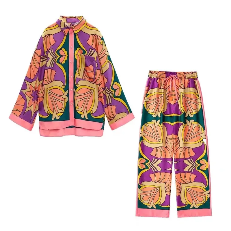 2 Piece Set African Clothes For Women Shirt Tops And Pant Suits 2023 Spring Autumn New Casual African Clothing Outfits Sets