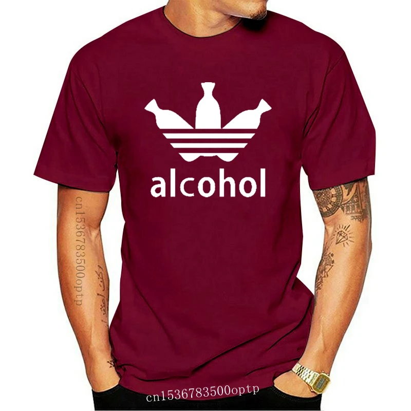 Mens Clothes New Alcohol Tshirt Mens Funny Drinking Top Beer Pub Tee