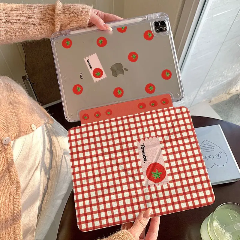 Red  Case with Pencil Holder