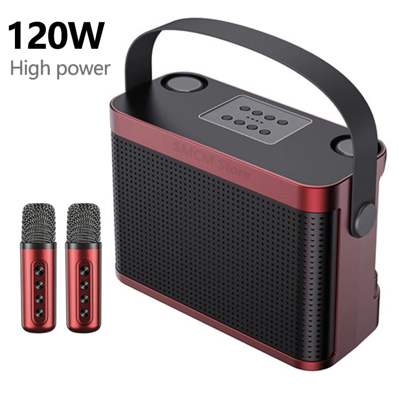 120WHighPowerWirelessPortableMicrophoneBluetoothSpeakerSound
