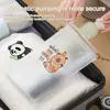 5/10Pcs Transparent Shoes Storage Bags Dust-Proof Moisture-proof Travel Packing Pouch Drawstring Bag Capibara Waterproof Pocket 5