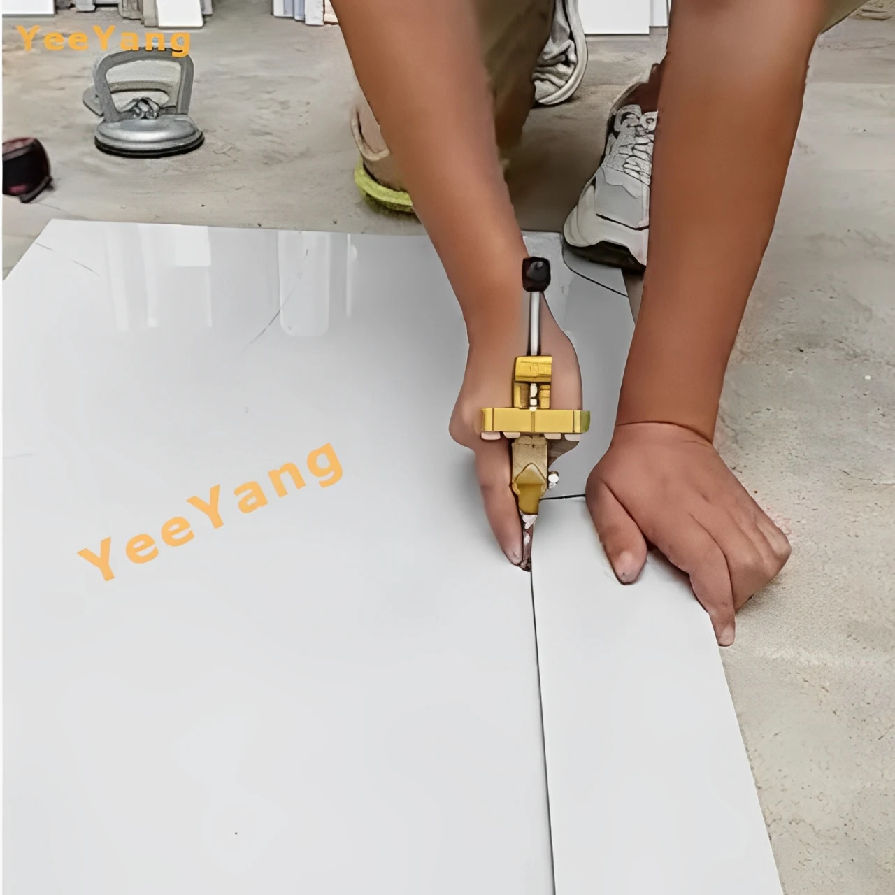 Tile Glass Cutter 2 in 1 For Manual Cutting