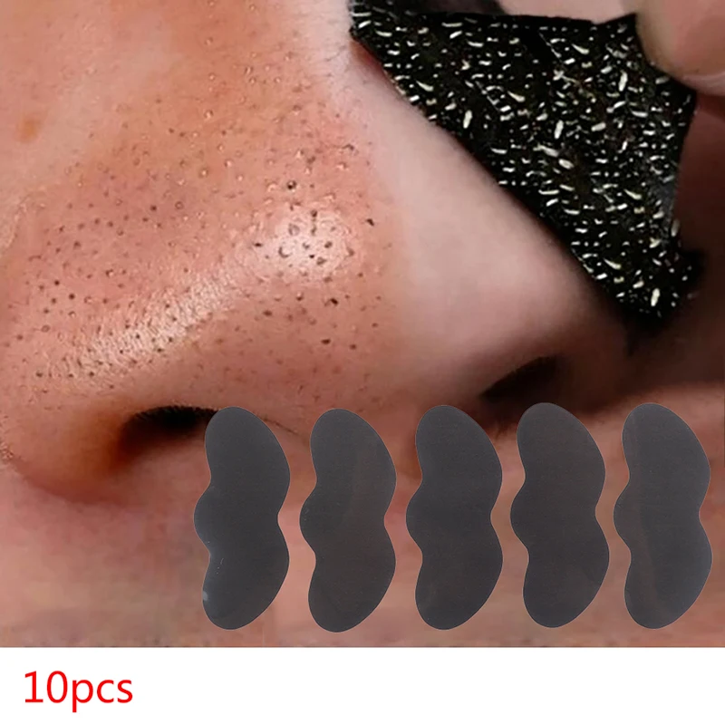 

10 Pcs Blackhead Remover Cleaner Mask Nasal Strips Black Head Nose Dot Spot Peel Off Sticker Face Acne Whitehead Pore