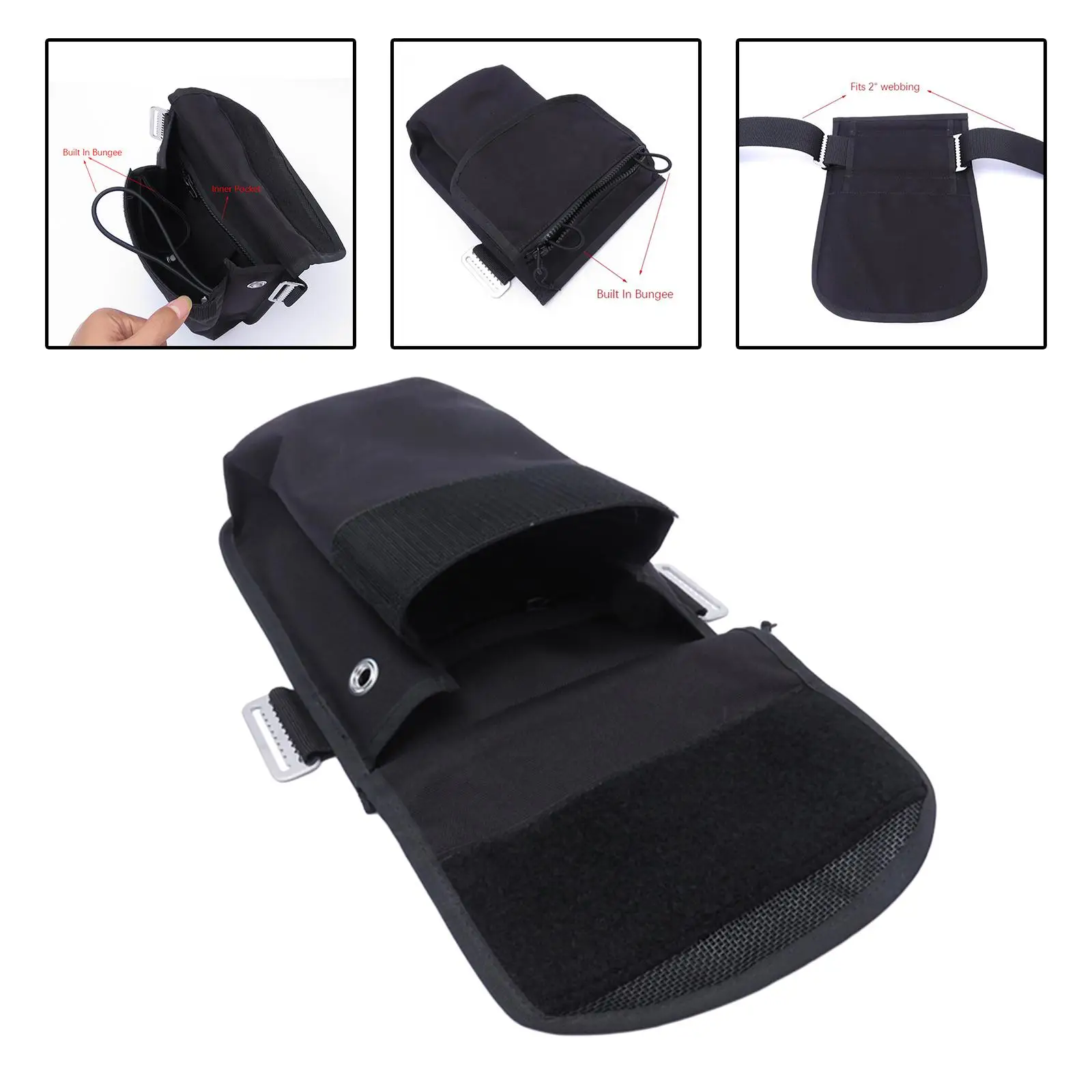 Scuba Diving Equipment Scuba Diving Thigh Pocket Snorkeling Equipment Holder Accessories for Underwater Diver Snorkeling Swimming Diving Storage Bag