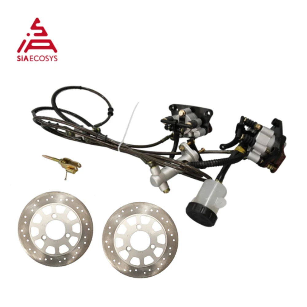 E-tricycle Electric Car Vechile Dayang Master Cylinder Hydrualic Caliper Disc Brake 1 tow 2 master cylinder hydrualic caliper disc brake rear foot brake pump for atv big bull refitting parts