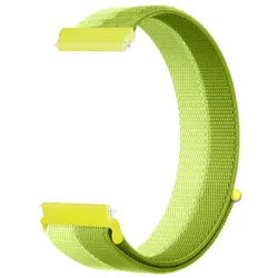 Braided Nylon Loop Watch Band - 20/22mm, Various Models - Venu 4 3 2 45mm (Green)