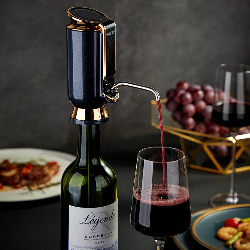LED Display Electric Wine Decanter Touch Switch European Luxury High-end Wine Divider Gift To Friends Electric Dispenser