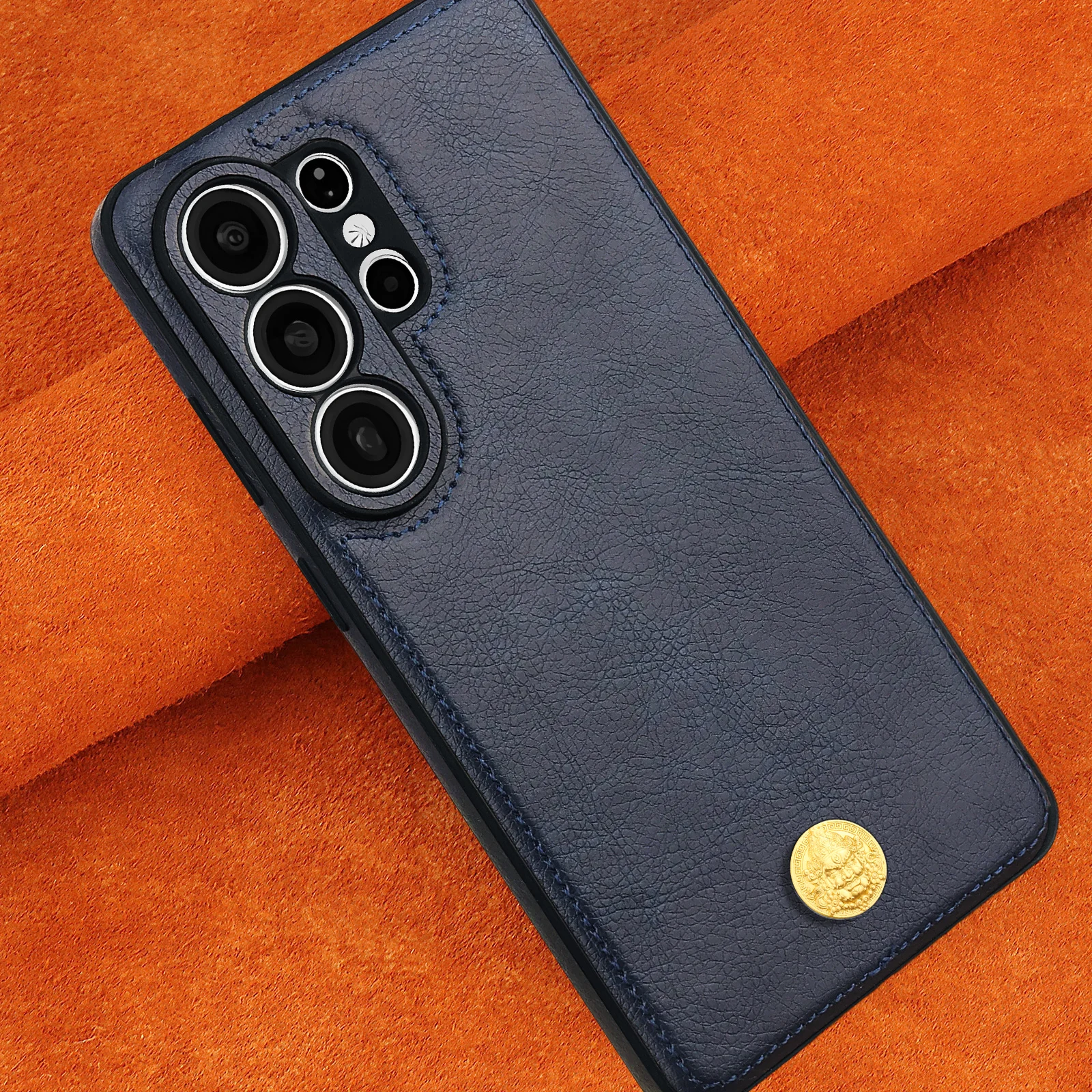 Premium PU Leather Soft Case with Camera Lens Protection & Shockproof Design
