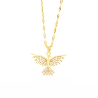 Adrienne Sparkly Vintage Phoenix Pendant Necklaces 6