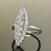 90006-eec49f.jpg Huitan Hyperbole Marquise en forme de couleur or anneaux pour les femmes entièrement pavé éblouissant CZ nouveaux accessoires de bande de mariage à la mode bijoux