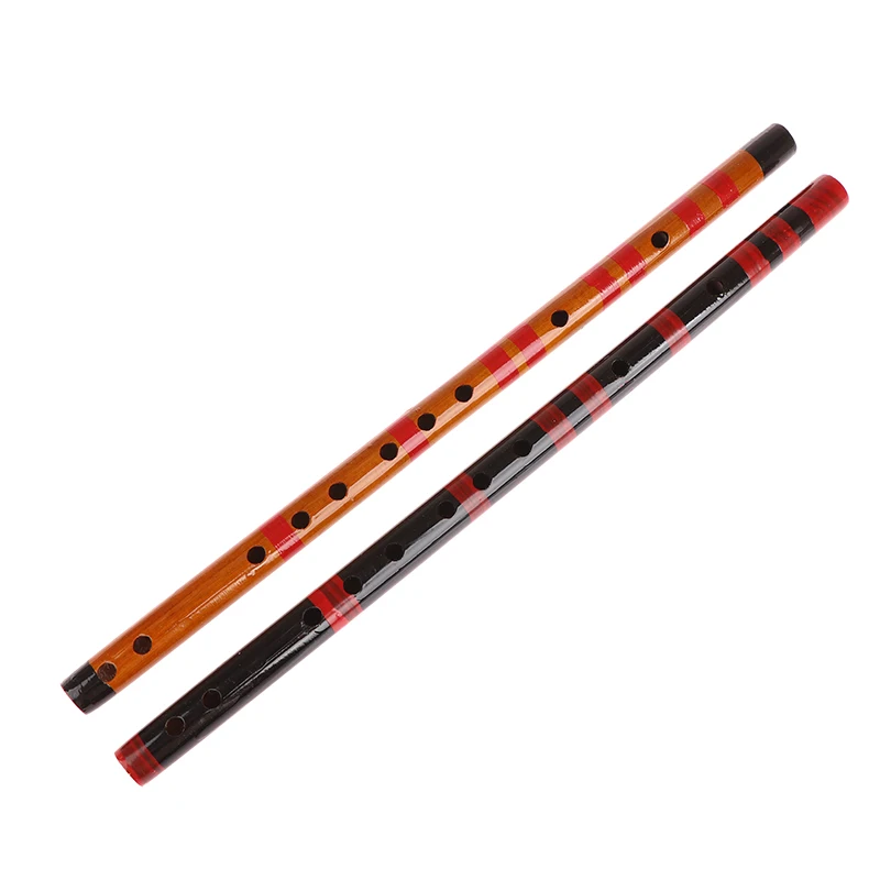 Description Picture 6 of item1Pc Chinese Traditional 6 Holes Bamboo Flute Vertical Flute Clarinet Student Musical Instrument Wooden Color Flute For Beginner