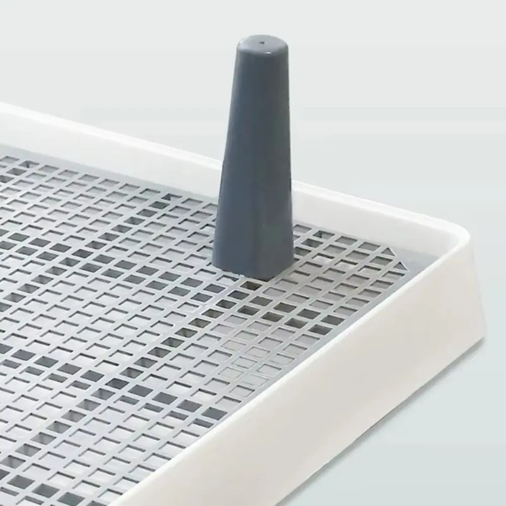 Description Picture 6 of itemPlastic Portable Pet Toilet Splash Proof with Column Indoor Training Dog Potty Pad Durable Easy To Clean Puppy Urine Tray