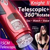 Male Masturbator Automatic Telescopic Rotate Vagina Real Pussy Hands Free Masturbation Cup Sex Toys Masturbators for Men 1