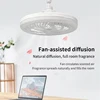 E27 Ceiling Fan Light With Remote Control 3 Colors AC 85-265V 30W Silent Fan Ceiling Lamp Timer Function For Bedroom Living Room 6