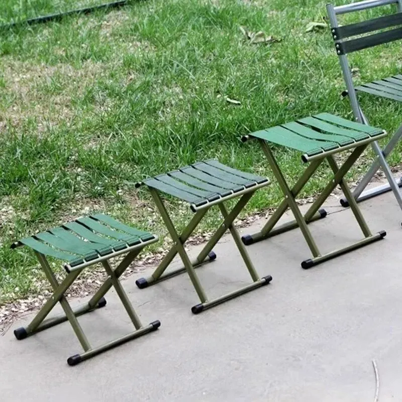 Outdoor Portable Folding Chairs Fishing Chairs Horse Shaped Benches