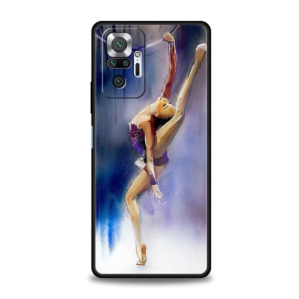 Gymnastics Watercolor Soft TPU Phone Case