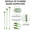 5/10PCS Plants Support Rod Reusable Fixed Stick for Plants Stand Support Flower Vine Climbing Bracket Gardening Accsesories 3