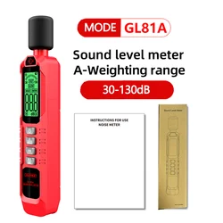 Advanced Handheld Digital Sound Level Meter - A - Weighted Decibel Measuring Instrument (GL81A)