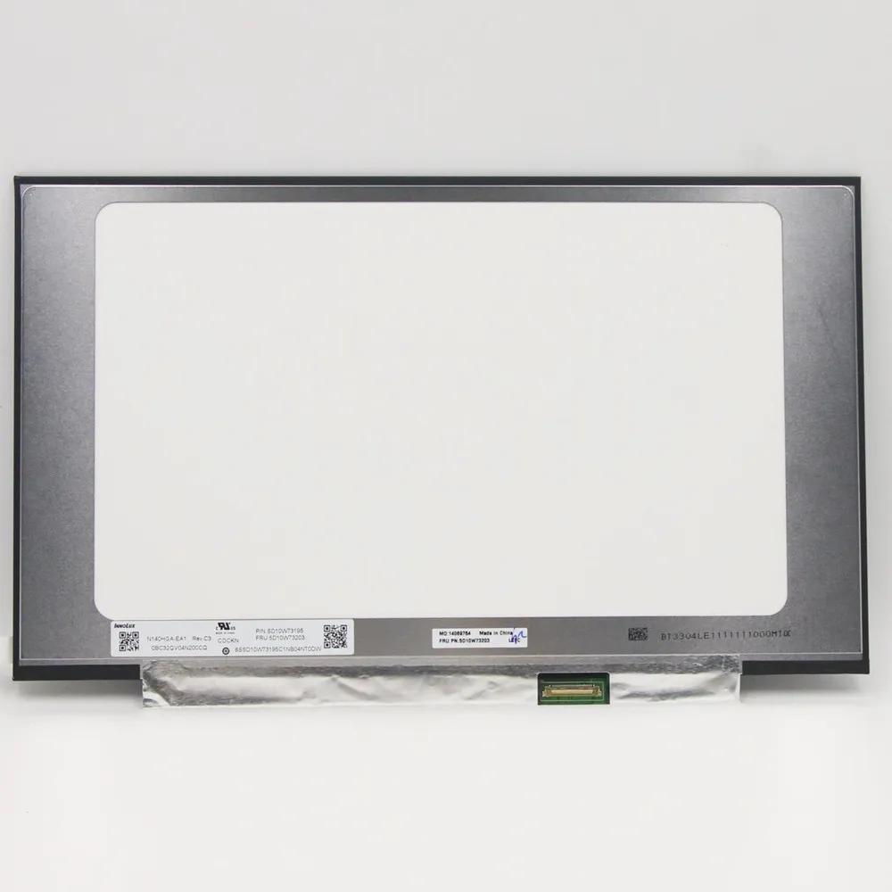 Tela do Lcd do Portátil 140 Magro 30pin Nt140fhm-n43 Nt140fhm-n45 N140hga-ea1 B140htn02.0 - Imagem 5
