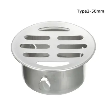 ที่ครอบท่อระบายน้ำสำหรับใช้ในสวนขนาด50/63/75/83/110มม. ที่ครอบท่อระบายน้ำที่พื้นกลางแจ้งทำจากสเตนเลสสตีลป้องกันการบล็อก 16