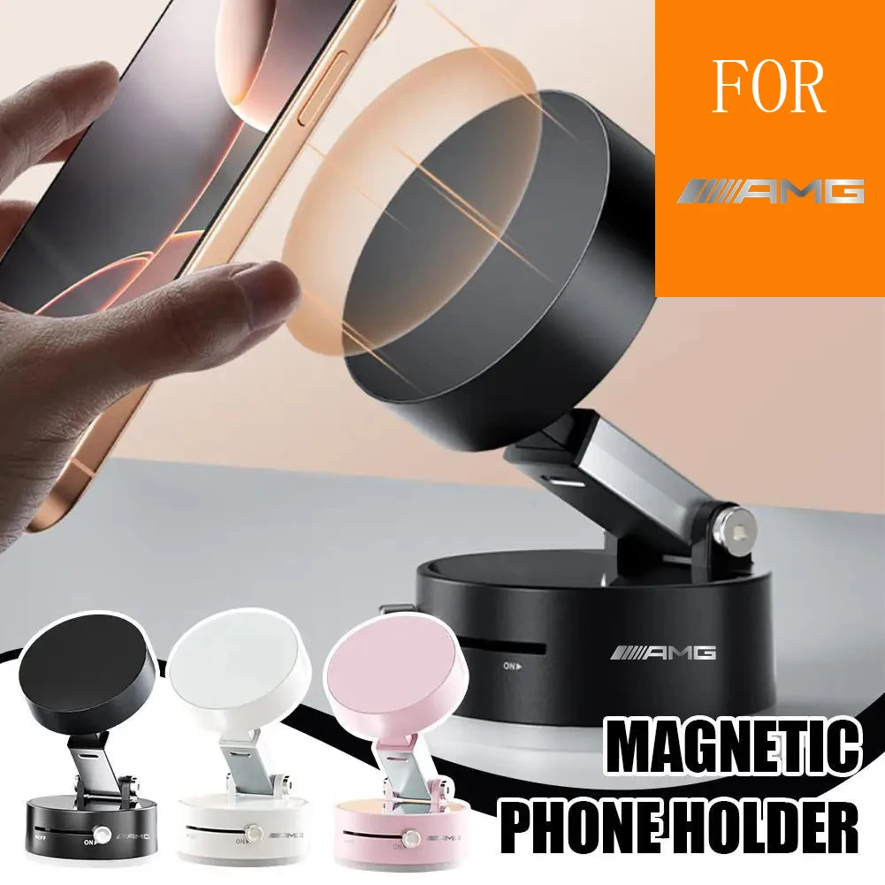Car Magnetic Folding 360 Degree Rotation Phone Holder For