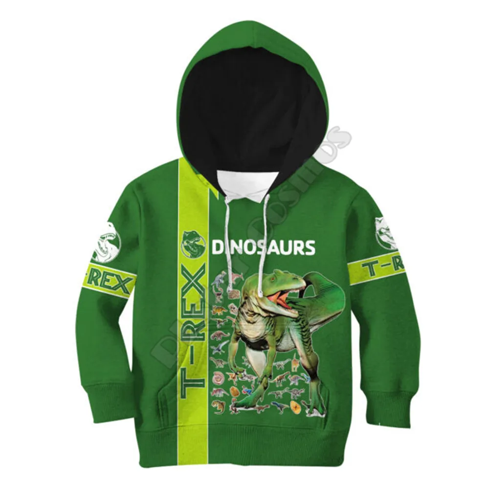 

Love Dinosaur 3d printed Hoodies suit tshirt zipper Pullover Kids Suit Funny Animal Sweatshirt Tracksuit 05