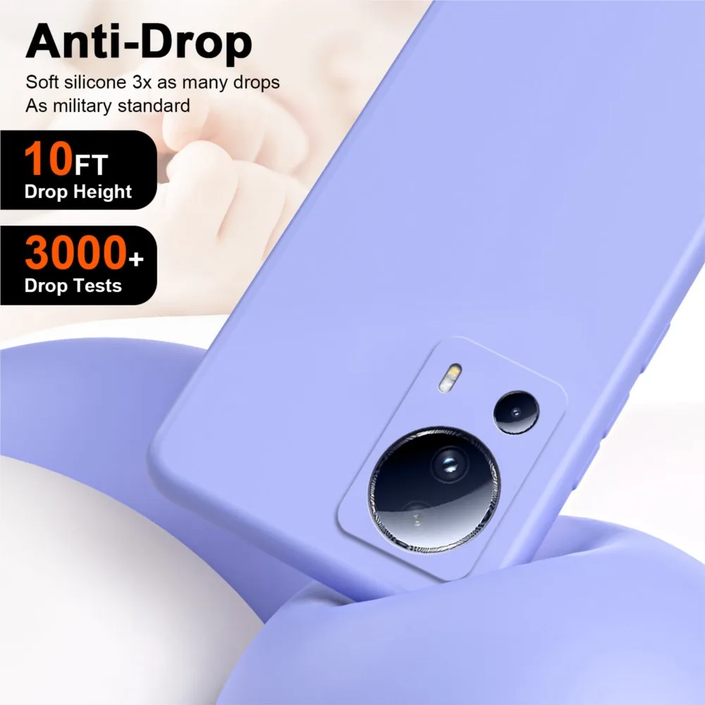 Luxury Ultra-Thin Liquid Silicone Shockproof Phone Case - Cute Design