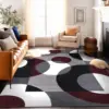 Modern Circles Carpet for Living Room Sofa Table Large Area Rug Kitchen Hallway Balcony Rug Non-slip Entrance Doormat Home Decor 1