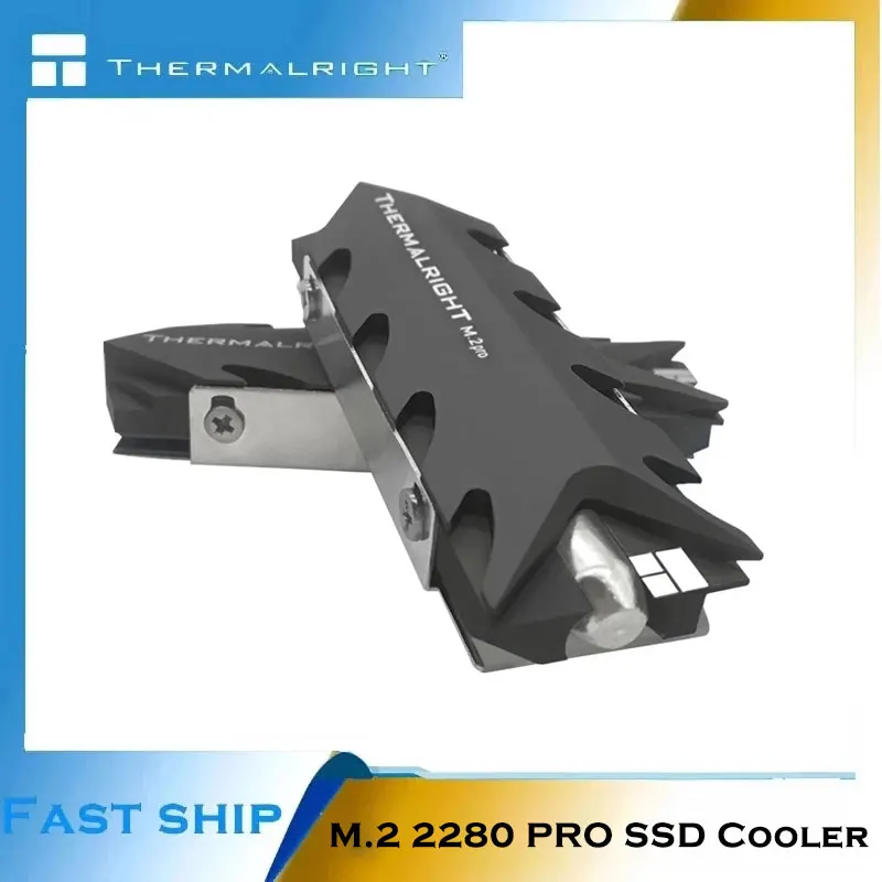 

Thermalright M.2 2280 PRO Hard Disk Heatsink Aluminum Heat Dissipation Cooling Radiator Vest Armor Heatsink Cooler