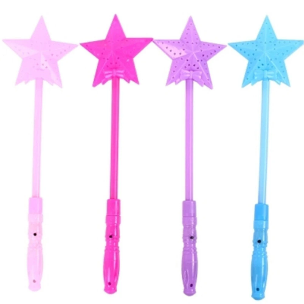 LED Luminous Magic Star Rod Light-up Wand Glow Sticks Christmas New Year Party Props Concert Glowing Stick Party Props Supplies glow sticks glow light