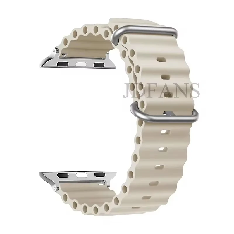 ตัวเลือกสินค้า เข็มขัดแท้ Apple Watch Ultra ยืดหยุ่น 49/44/45/41/40/38 มม.