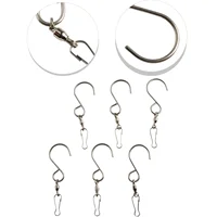 6pcs swivel hooks designed to hFor ang For a vFor ariety of items including wind chimes For and pFor arty supplies effortlessly 2