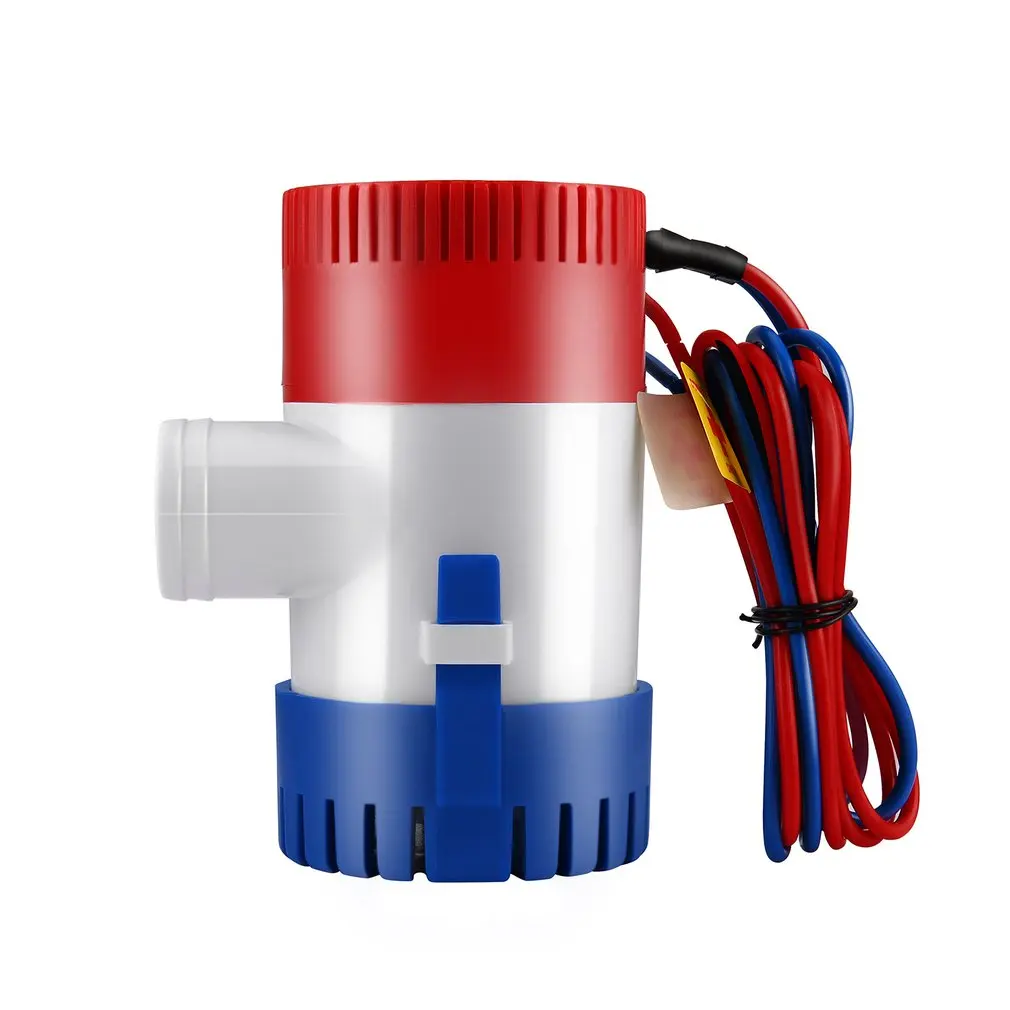 12V Vacuum Water Pump Submersible Marine Boat Bilge Pump 1100GPH Water Pump Used In Boat Seaplane Motor Homes Houseboat 12v automatic bilge pump 750gph electric boat marine water pump with float switch submersible for yacht boat motor seaplane pump